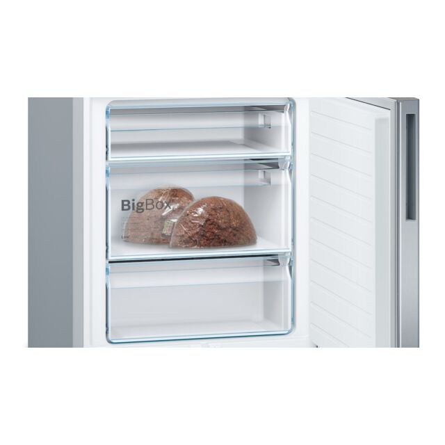 Bosch KGE49AICAG, Free-standing fridge-freezer with freezer at bottom