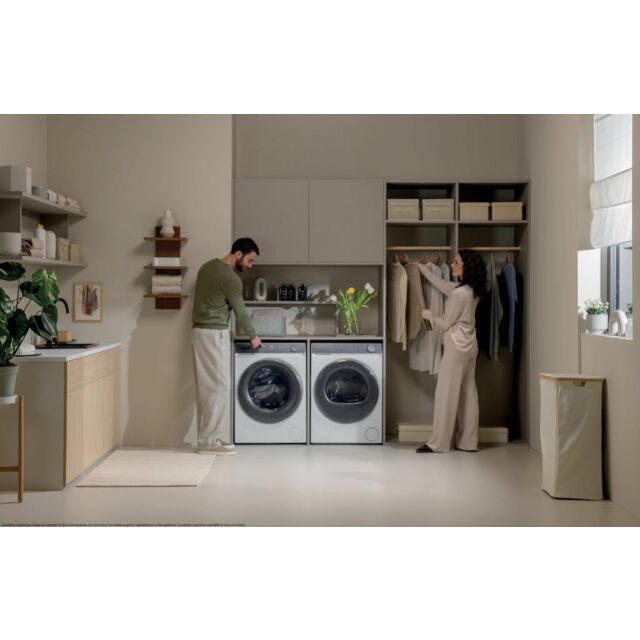 Haier X Series 7 HW90-B14367TU1UK 9kg Washing Machine with A-30% Energy Rating - White