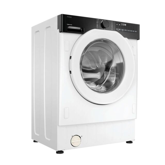 Haier BHA6S696M6D9-80 9/6kg Integrated Washer Dryer with A-30%/D Energy Rating  - White with Black Bezel