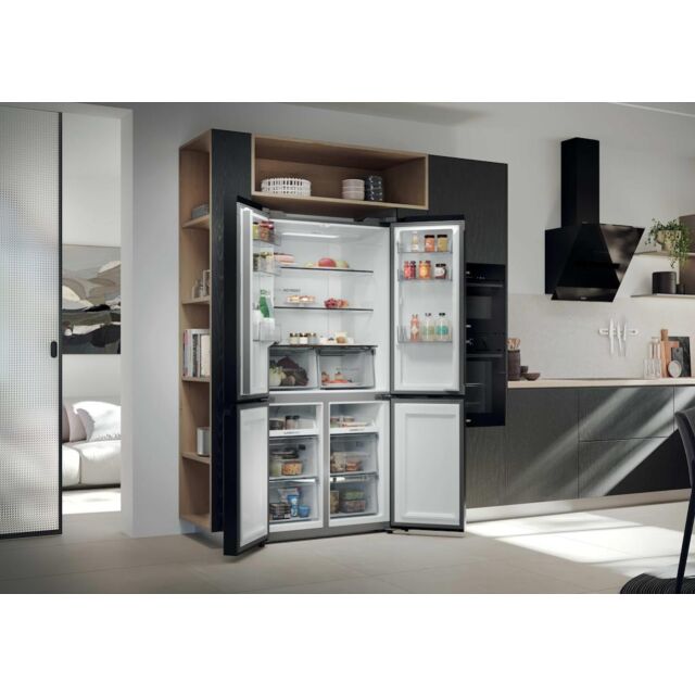 Haier HCR39F19ENPT Four Door French Style Fridge Freezer