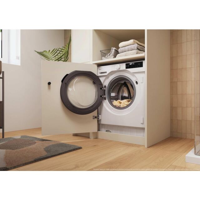 Hoover BH4S496M6D9-80 Integrated 9+6kg Washer Dryer - 1400 rpm - A-30%/D Energy Rating - White