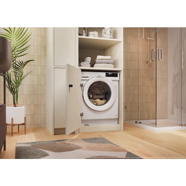 Hoover BH4S496M6D9-80 Integrated 9+6kg Washer Dryer - 1400 rpm - A-30%/D Energy Rating - White