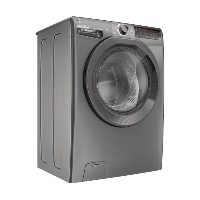 Hoover H3DPS4966TAMRR80 H-Wash&Dry 350 6/9kg 1400rpm D/A Rated Freestanding Washer Dryer - Graphite