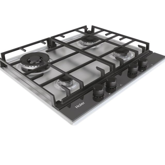 Haier HAHG6BR4S2X 60cm Gas Hob - Stainless Steel