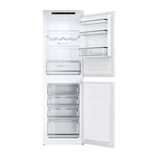 Haier HB50T618FMK Built-In Fridge Freezer - White - E Rated