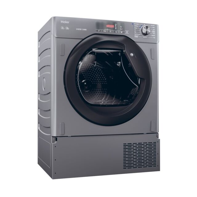 Haier HDB4 H7A2TBERX80 Series 4 7kg A++ Rated Integrated Tumble Dryer - Graphite