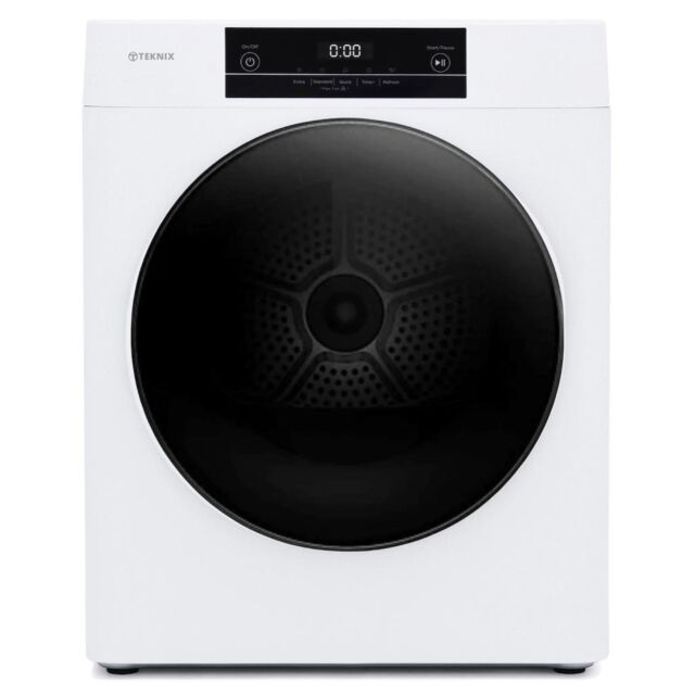 Teknix TK2V3W Compact 3kg Vented Tumble Dryer - White