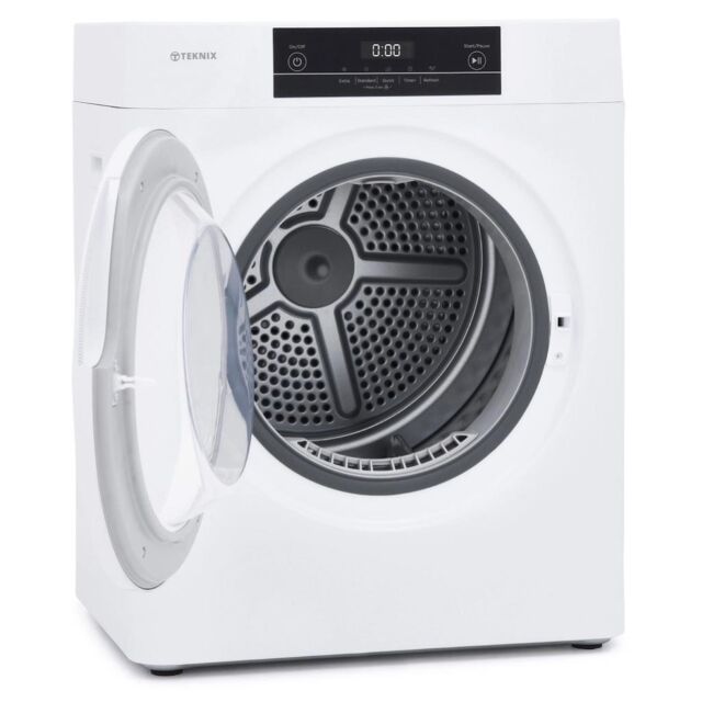 Teknix TK2V3W Compact 3kg Vented Tumble Dryer - White