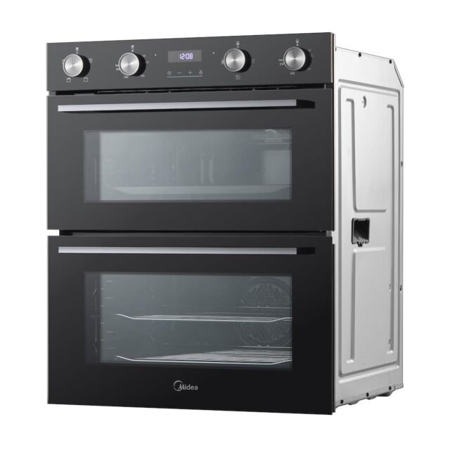 Midea MBOD50M3AD0-BK Fan Built-Under Double Oven - Black - AA Rated