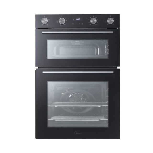 Midea MBOD70M30D0-BK Multifunction Built-In Double Oven - Black - AA Rated
