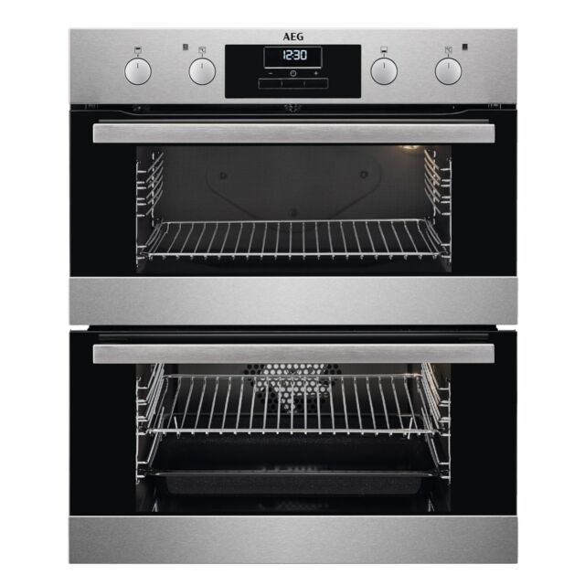 AEG DUB331110M SurroundCook Built-Under Electric Double Oven - Stainless Steel