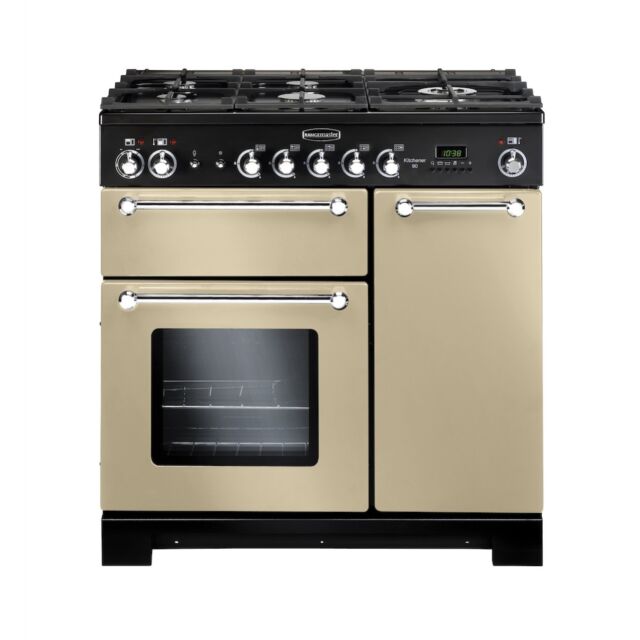 Rangemaster KCH90DFFCR/C 90cm Dual Fuel Range Cooker