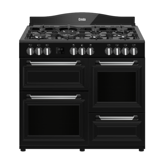 Creda C100RCDFTBL 100cm 4 Cavity Traditional Dual Fuel Range Cooker