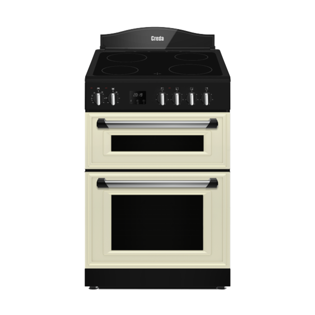 Creda C60CMRCRM 60cm Traditional Mini Ceramic Range Cooker