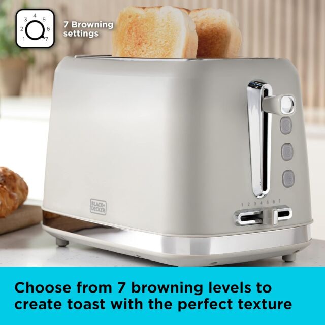 Black and Decker BXTO20078GB 2 Slice Toaster