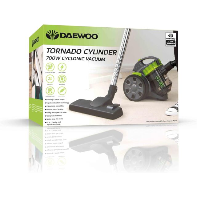 Daewoo Tornado Cyclonic 700W Cylinder Vacuum
