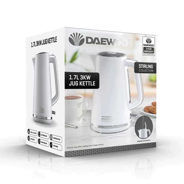 Daewoo SDA2629 Stirling 1.7L 3Kw Jug Kettle