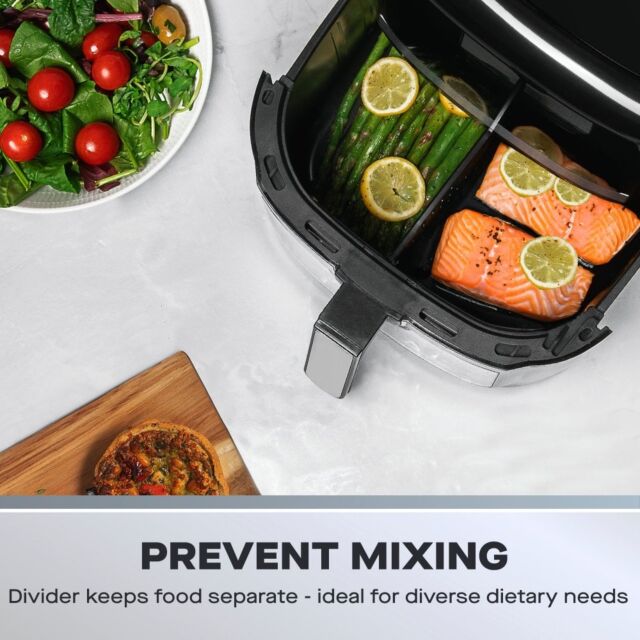 Daewoo SDA2727 8L Air Fryer With Window And Divider