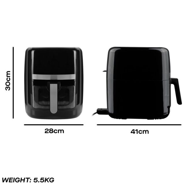 Daewoo SDA2727 8L Air Fryer With Window And Divider