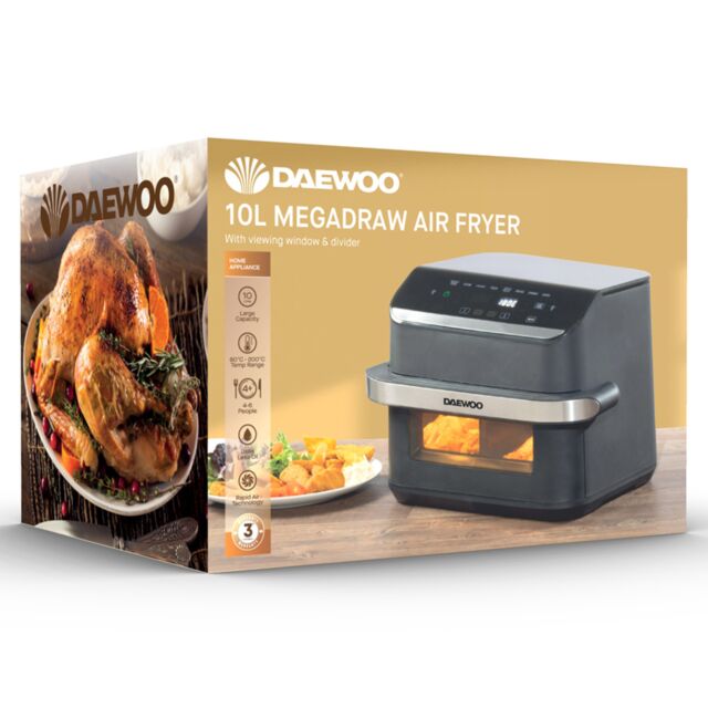 Daewoo SDA2757 10L Mega Drawer Air Fryer