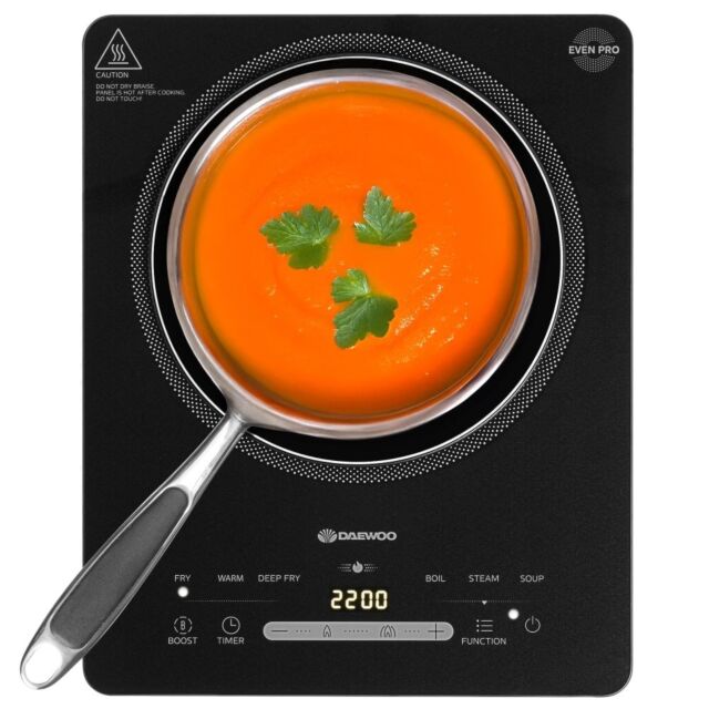 Daewoo SDA2771GE 2200W Single Induction Hob