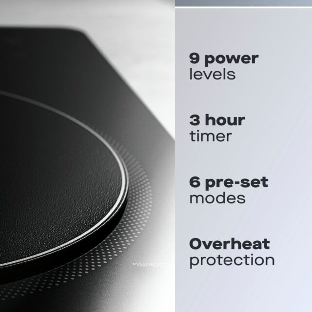 Daewoo SDA2771GE 2200W Single Induction Hob