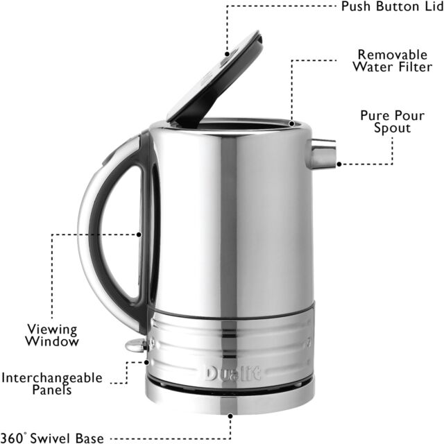 Dualit DA2926 Dualit Architect DA2926 Grey Kettle 1.5L