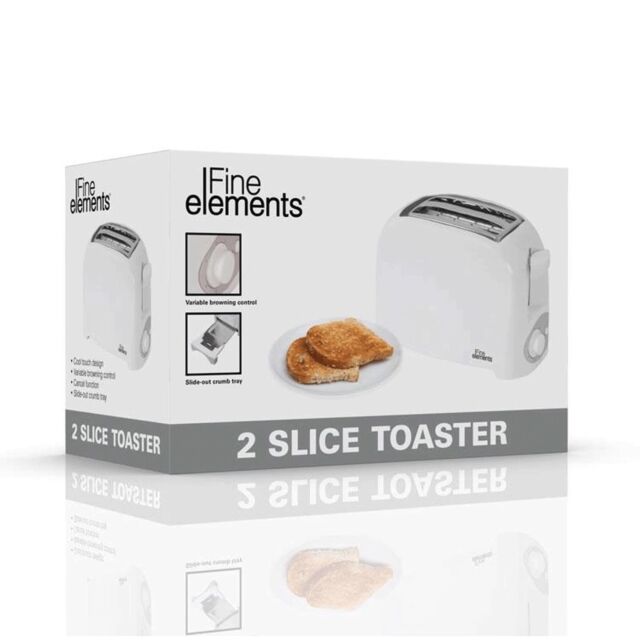 Fine Elements SDA15W 2 Slice Toaster