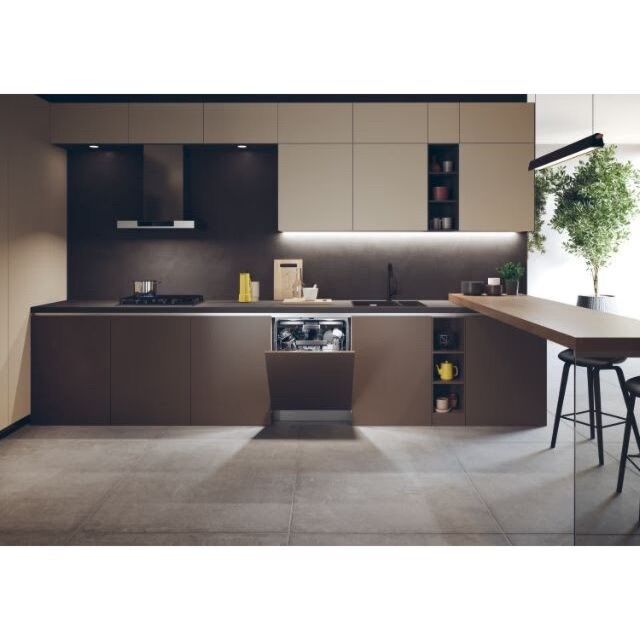 Haier XS 6B0S3FSB-80 60cm Dishwasher, 16 Place Settings, B Energy, 40 dB, WASHLENS PLUS