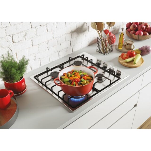 Hoover HHW6LPB 4 Burner Side Control Gas Hob