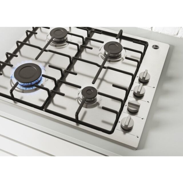 Hoover HHW6LPB 4 Burner Side Control Gas Hob