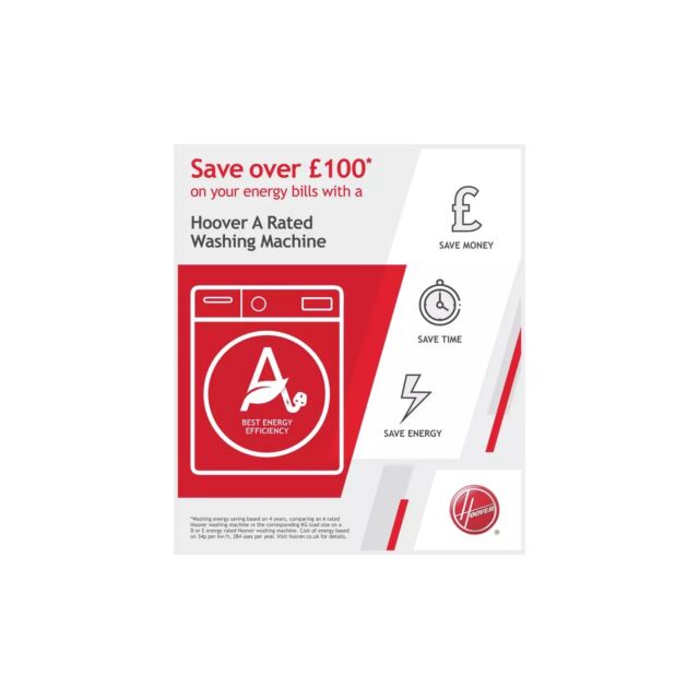 Hoover HW 49AMC/1-80 Freestanding 9kg Washing Machine