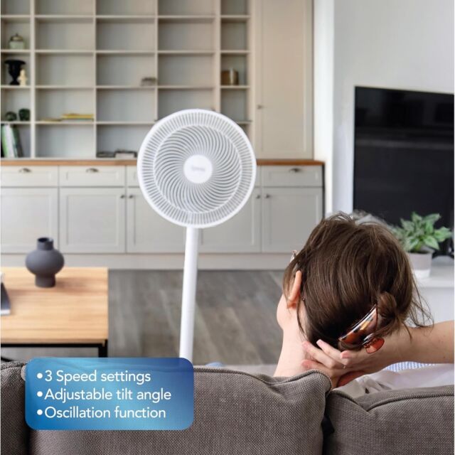 Igenix IGFP012W Pedistal Fan