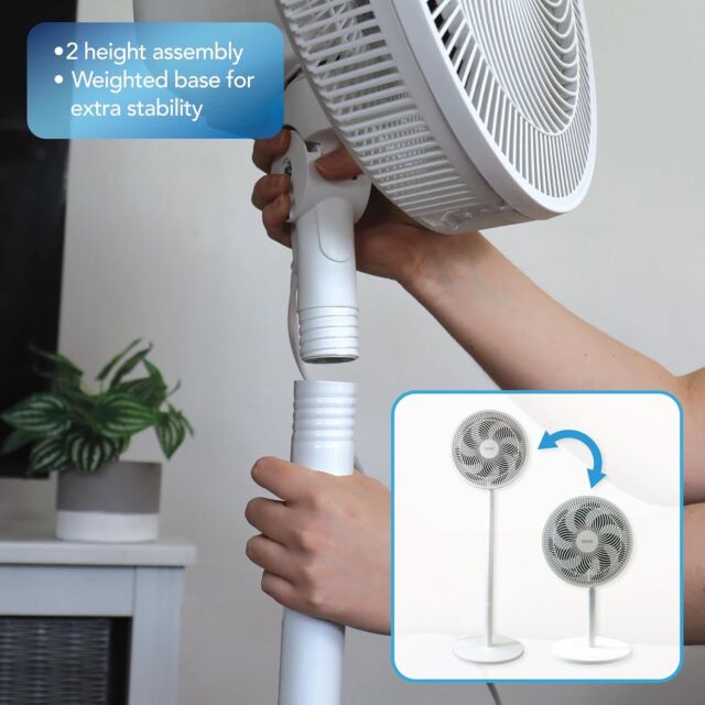 Igenix IGFP012W Pedistal Fan