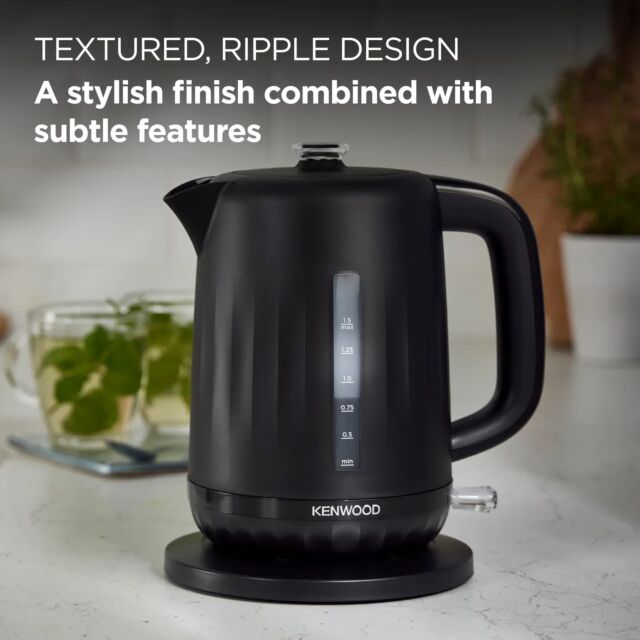 Kenwood KW4318 Kenwood Ripple Kettle - Midnight Black