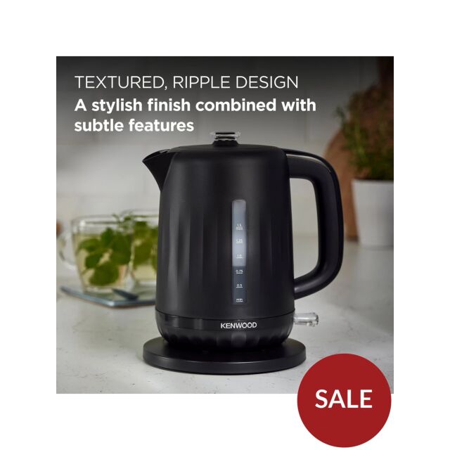 Kenwood KW4318 Kenwood Ripple Kettle - Midnight Black