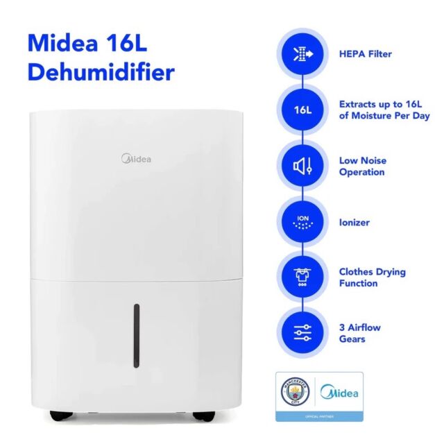 Midea MDDF2-16DEN7-UK Dehumidifier 