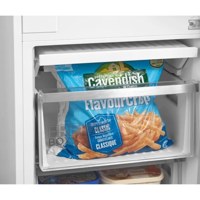Midea MDRE353FGE01D 178cm 70/30 Integrated Frost Free Fridge Freezer with Sliding Door Fixing Kit
