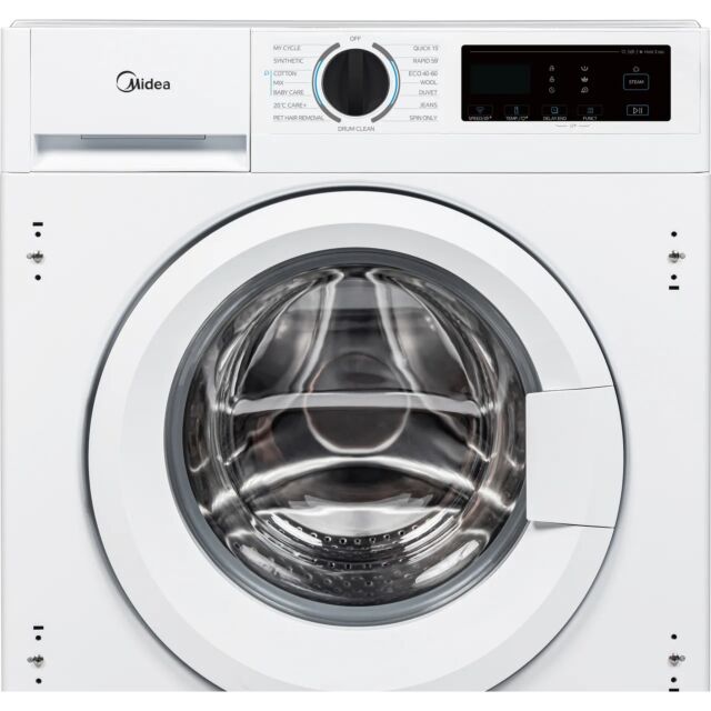 Midea MFA06W80BA10/W-UK 8kg washing machine