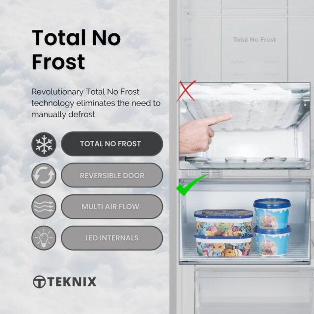 Teknix FFPH1825PW 1 Total No Frost Fridge Freezer