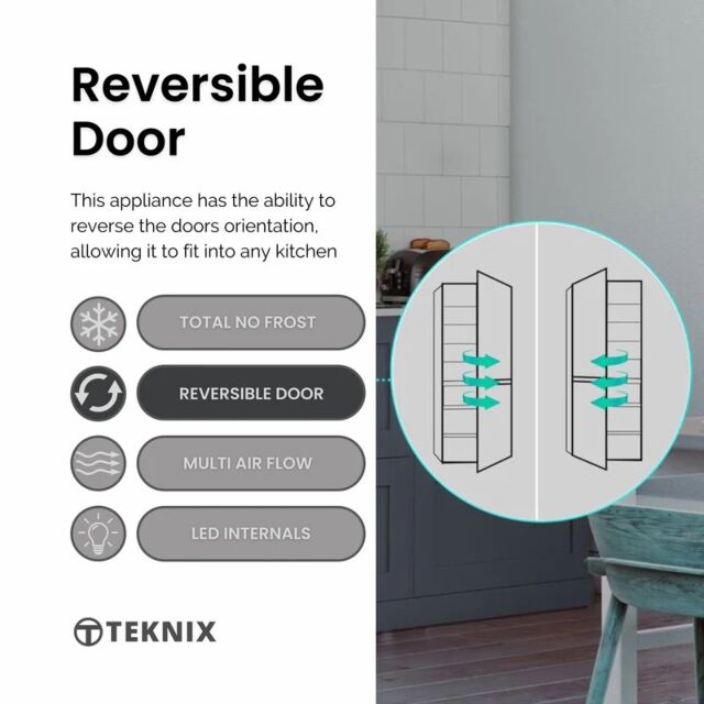 Teknix FFPH1825PW 1 Total No Frost Fridge Freezer