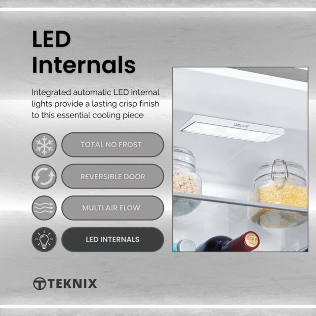 Teknix FFPH1825PW 1 Total No Frost Fridge Freezer