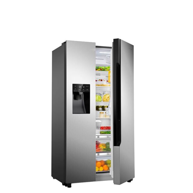Teknix THSBS1791PLUX 371/191 Litres, E Rated, Glass Shelves, H1787mm, W910mm, Frost Free, Ice + Wate