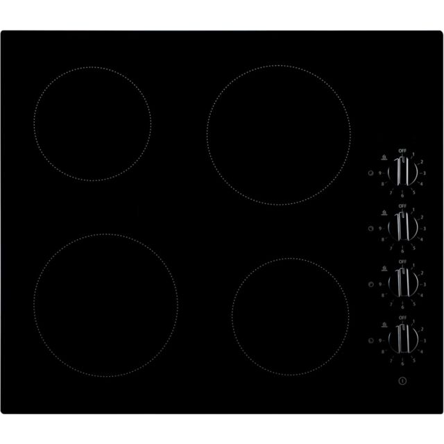 Willow WCH60D Ceramic Hob Knobbed Control