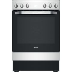 Hotpoint HS67V5KHX Freestanding Electric Cooker - Inox