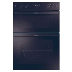 Haier HWO9M2M5B 90cm Built-In Double Oven - Black