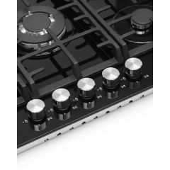 Montpellier GH75BG Gas on Glass Hob