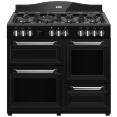 Creda C100RCDFTBL 100cm 4 Cavity Traditional Dual Fuel Range Cooker