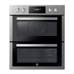 Hoover HO7DC3E3078IN Built Under Double, 42l Fan Multifunction Main Oven, 42 Static Second Oven, LED