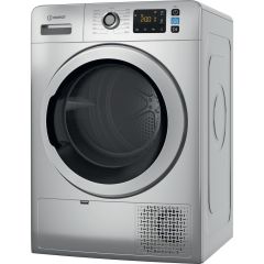 Indesit YT M11 82SS X UK 8kg Freestanding Heat Pump Tumble Dryer – Silver